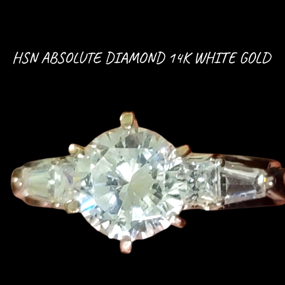 HSN absoulute diamond 3ct (9) 14ct gold ring